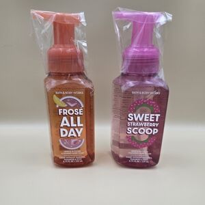 New Bath & Body Works Frosé All Day and Sweet Strawberry Scoop Hand Soaps